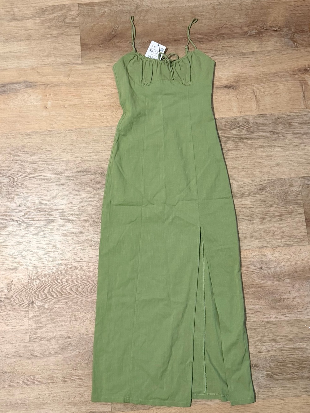 ZARA MATCHA Green dress NWT